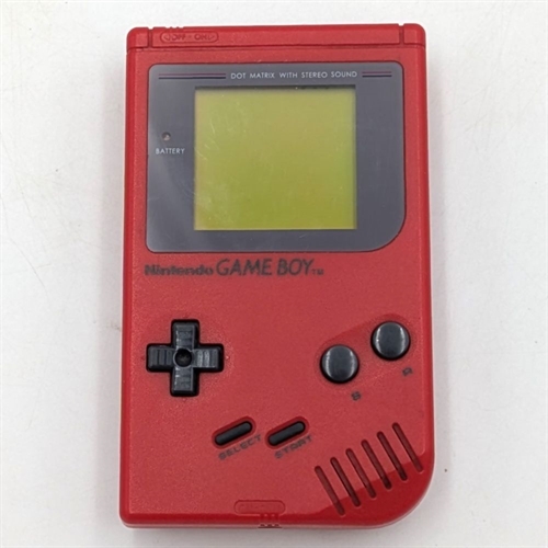 Game Boy Original - Konsol - Red - SNR G38978498 (B Grade) (Genbrug)